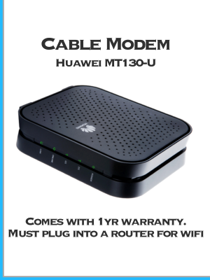 Huawei MT130U rental cable modem
