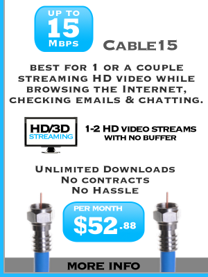 Fast unlimited Internet plans for those who like to stream