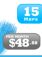 15Mbps DSL Internet plan for Ontario and Quebec.