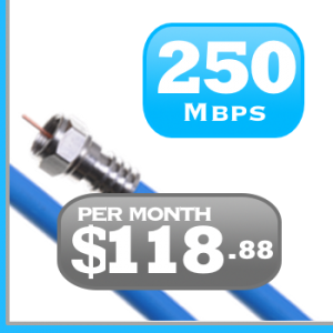 250Mbps cable Internet service is the fastest Internet connection you can get in Ontario