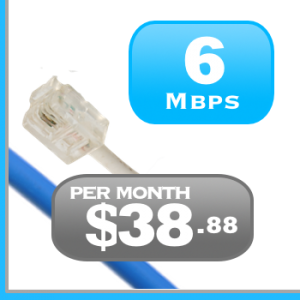 6Mbps DSL Internet plan is a basic Internet service for rural Ontario and Quebec